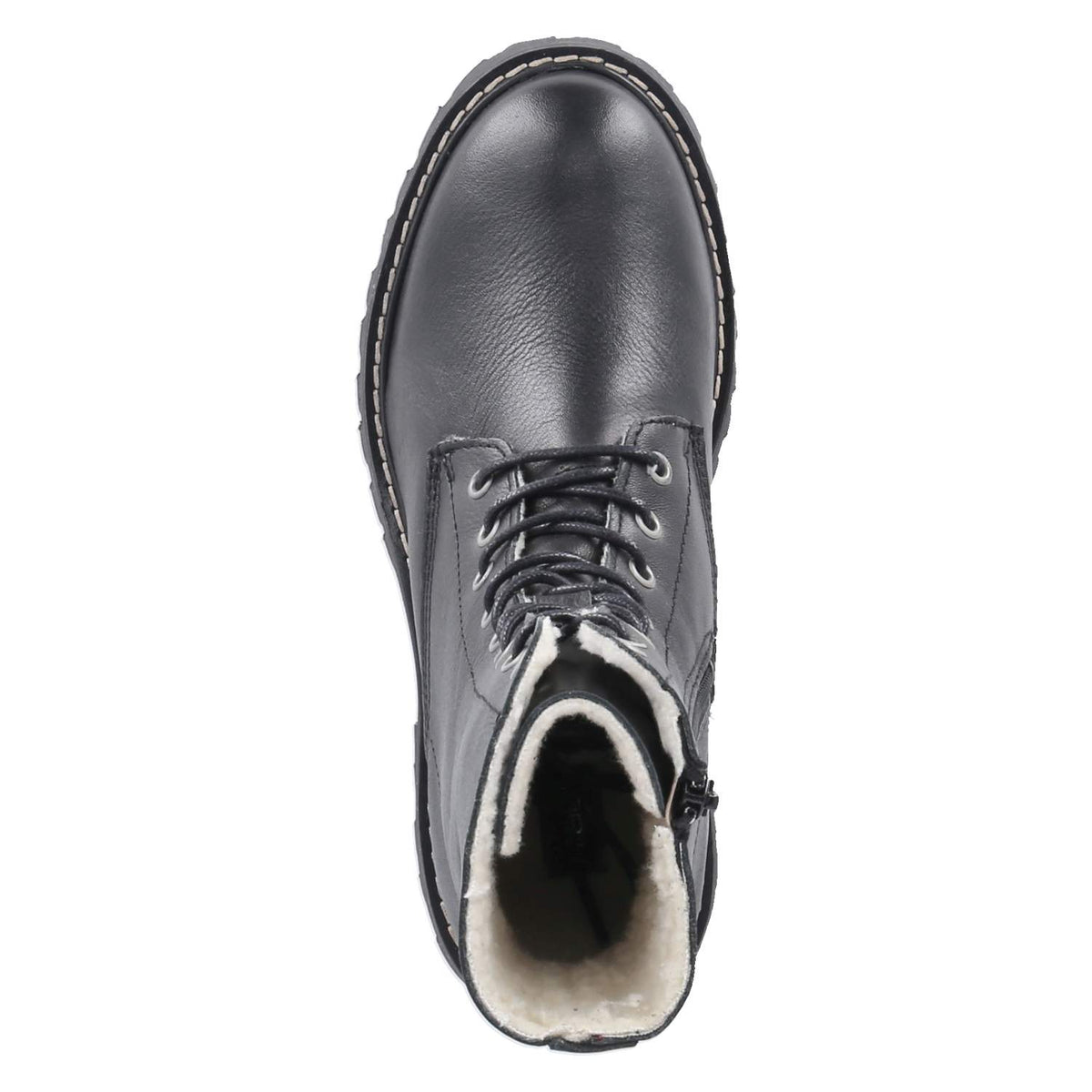 Schnürboots Schwarz