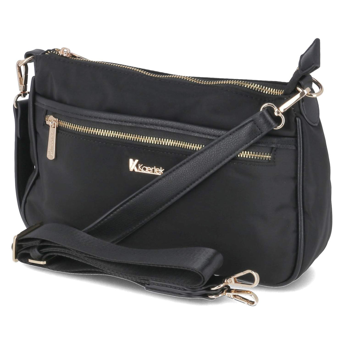 Schultertasche Schwarz