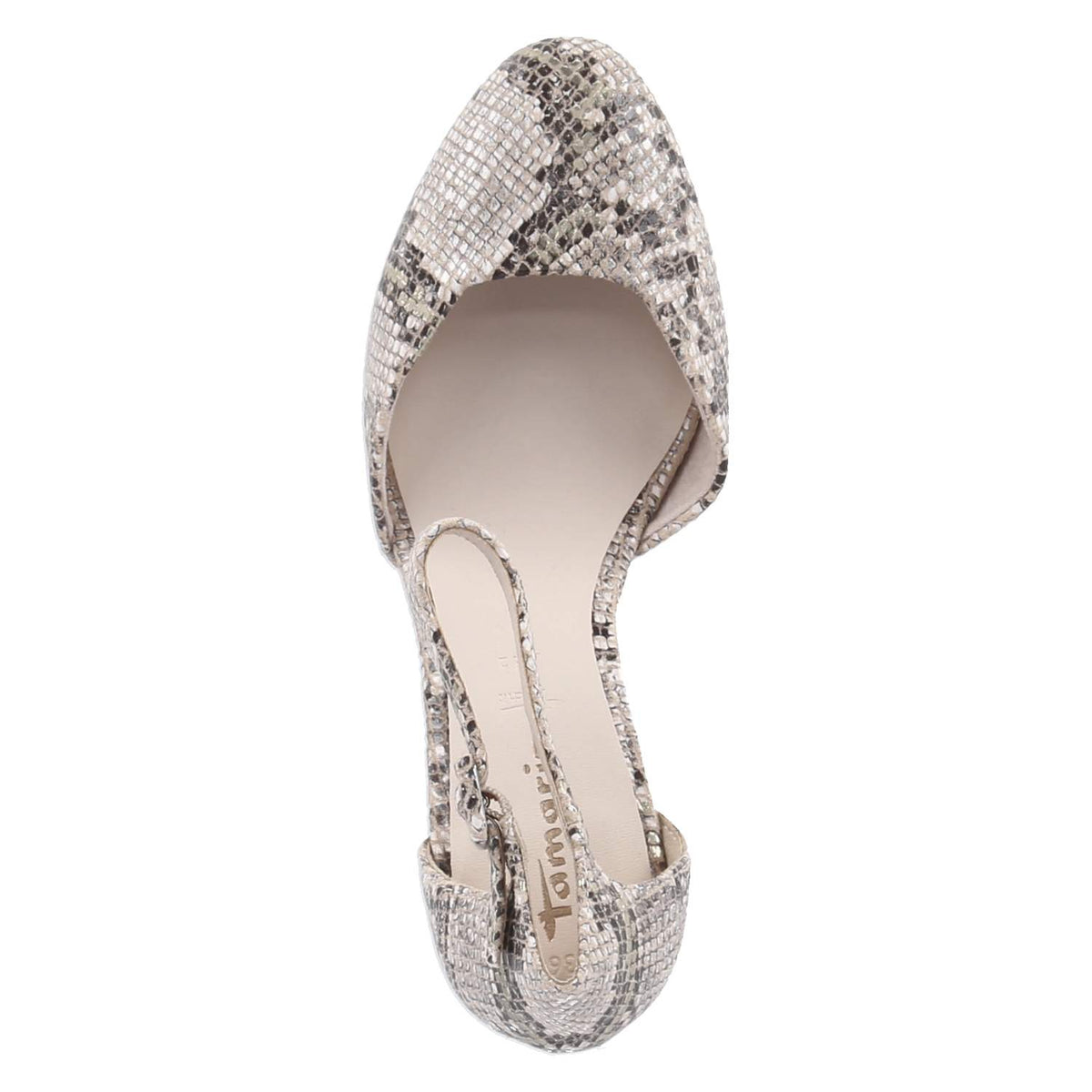 Riemchenpumps Beige