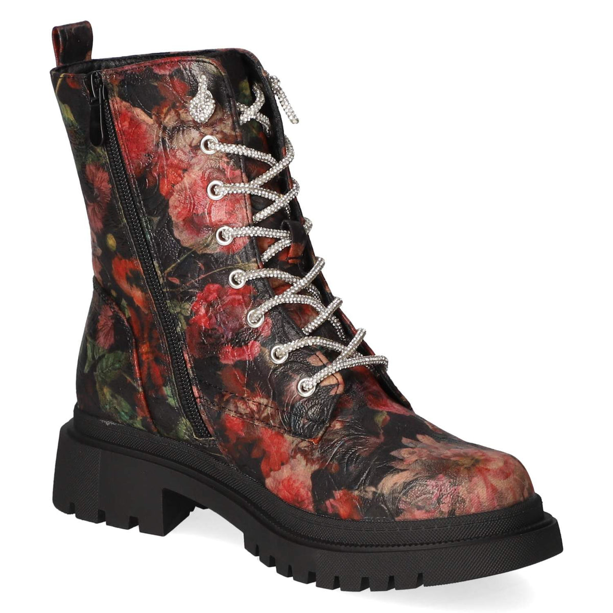 Schnürstiefeletten Mehrfarbig