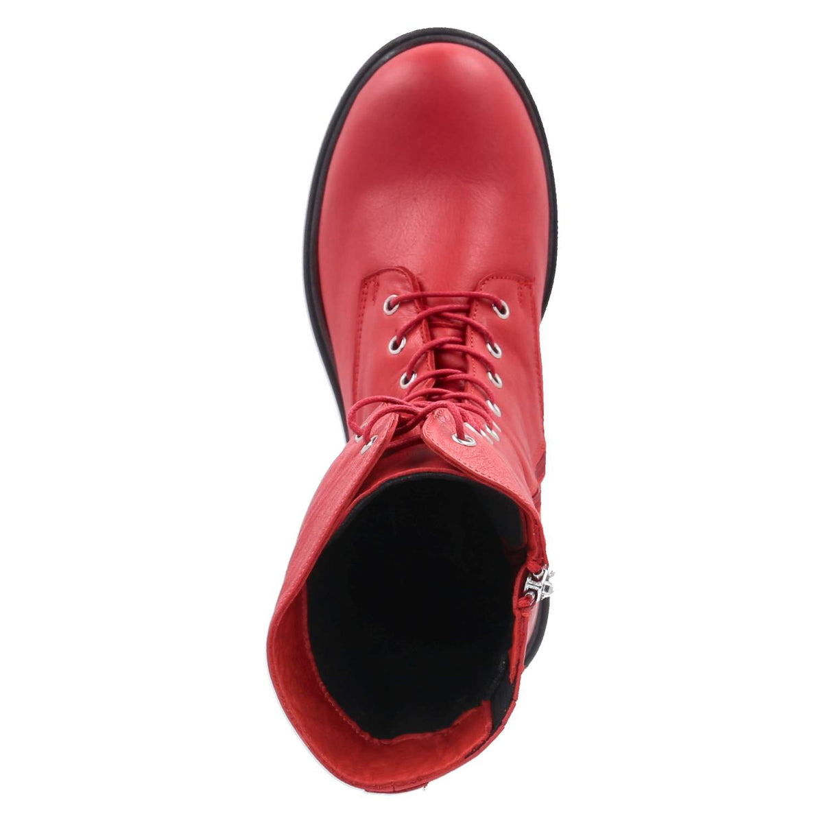 Schnüstiefel Rot