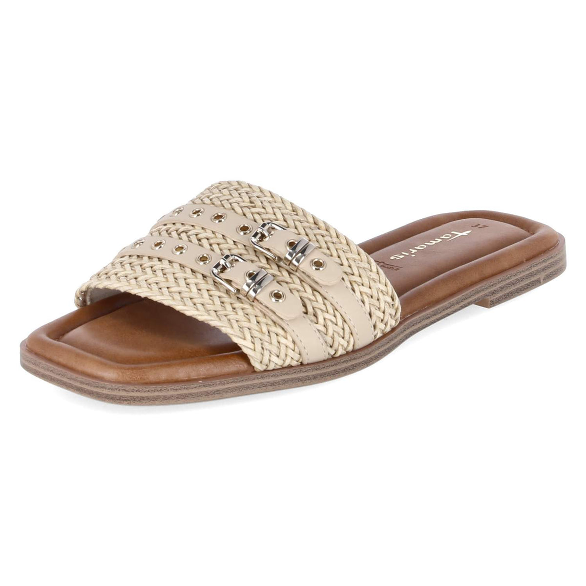 Pantoletten Beige
