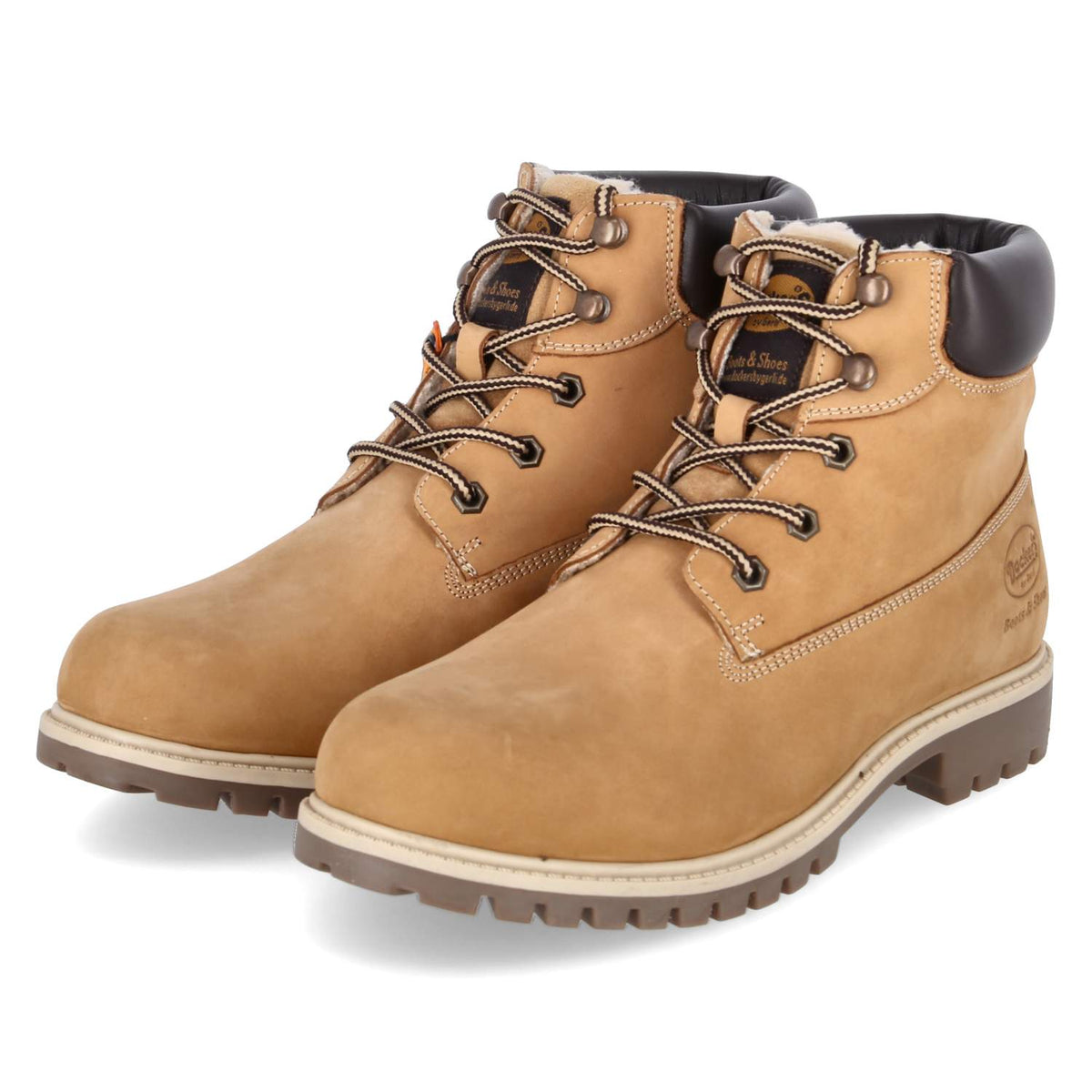 Schnürboots Beige