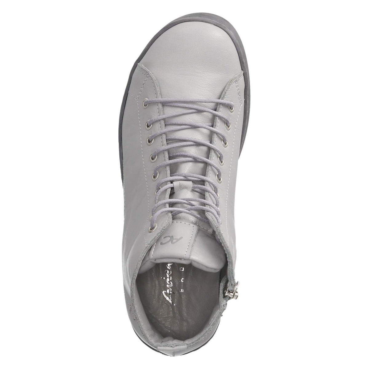 Schnürstiefeletten Grau