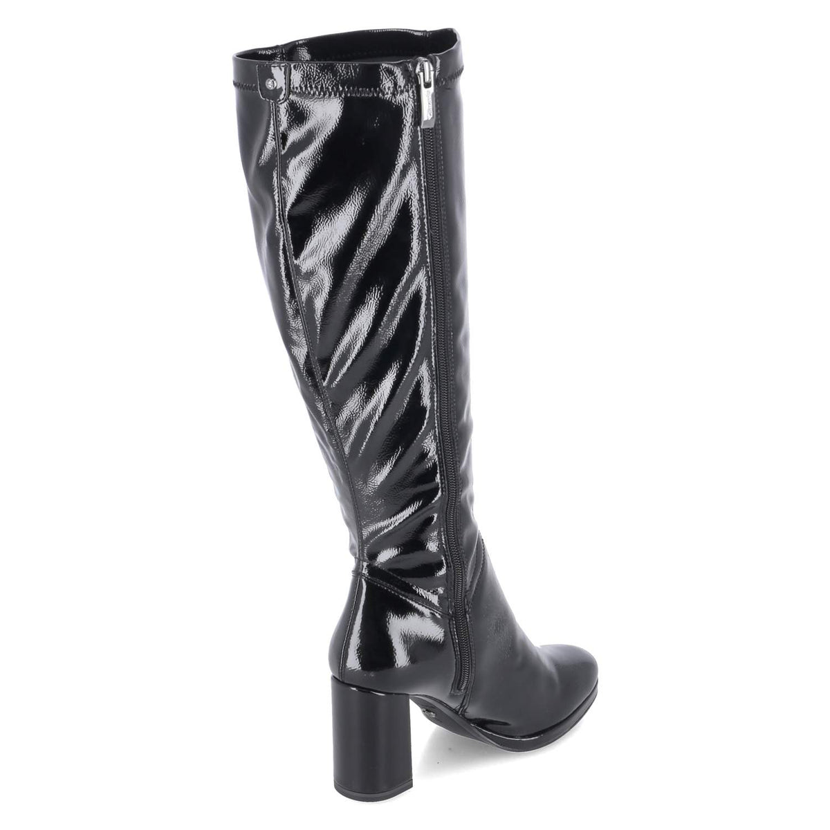 Lackstiefel Schwarz