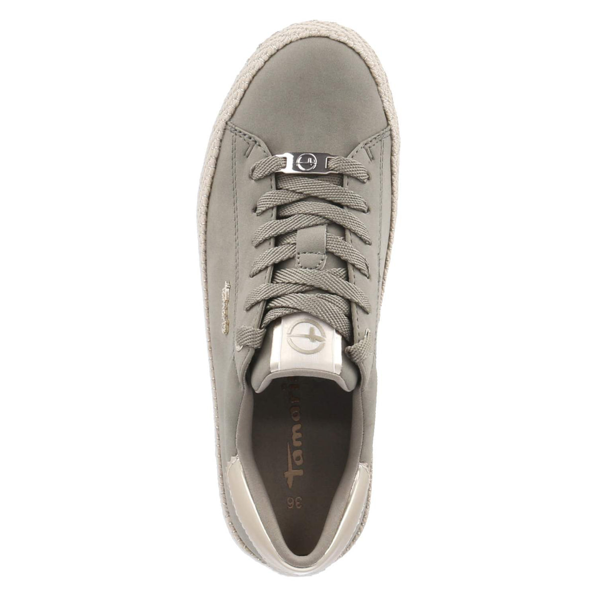 Espadrille-Sneaker Grün
