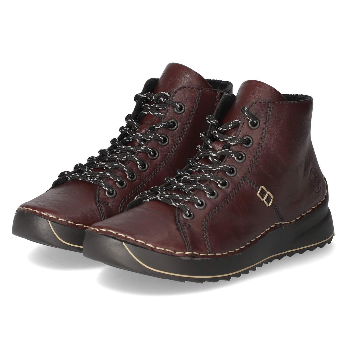 Schnürstiefeletten Rot