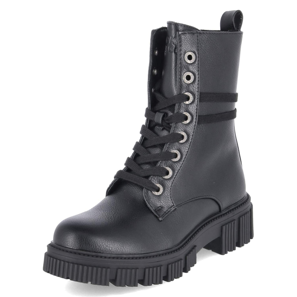 Schnürboots Schwarz