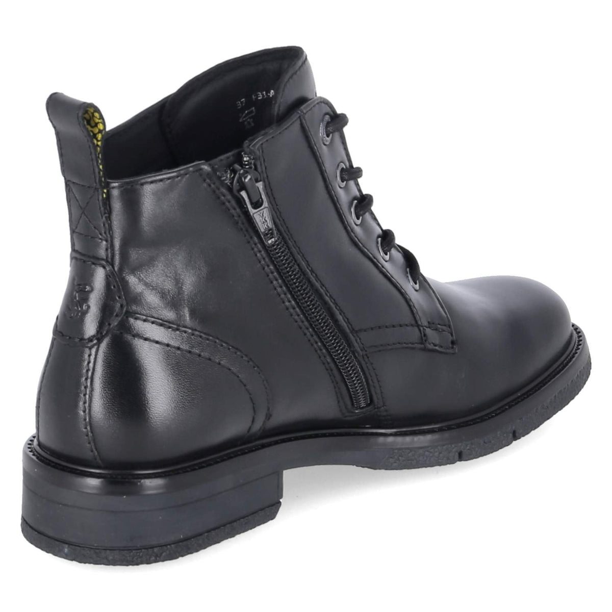 Schnüstiefeletten Schwarz