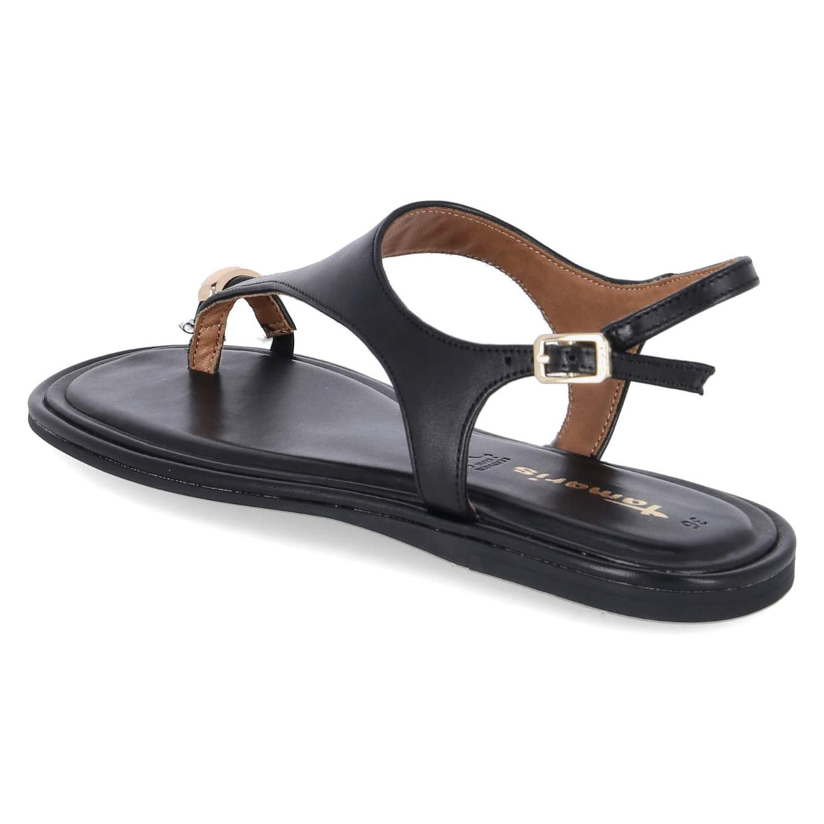 Zehentrenner-Sandalen Schwarz