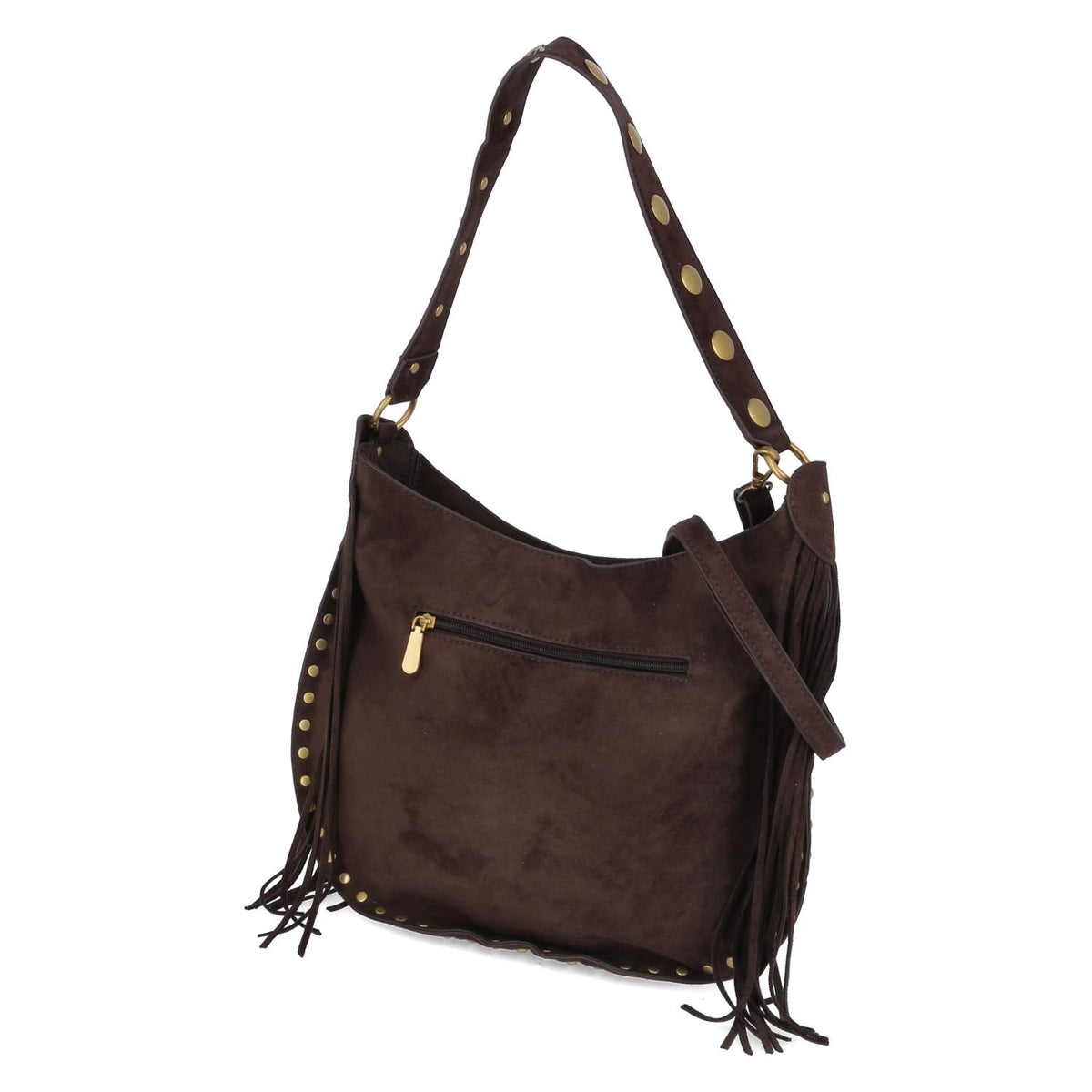 Schultertasche Braun