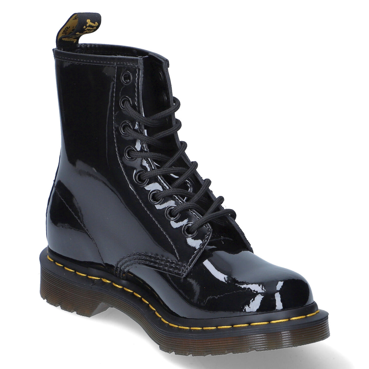 Schnürstiefeletten 1460 W Schwarz