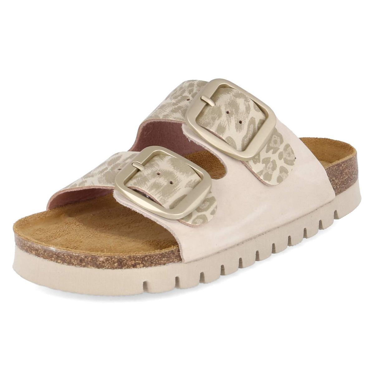 Pantoletten Beige