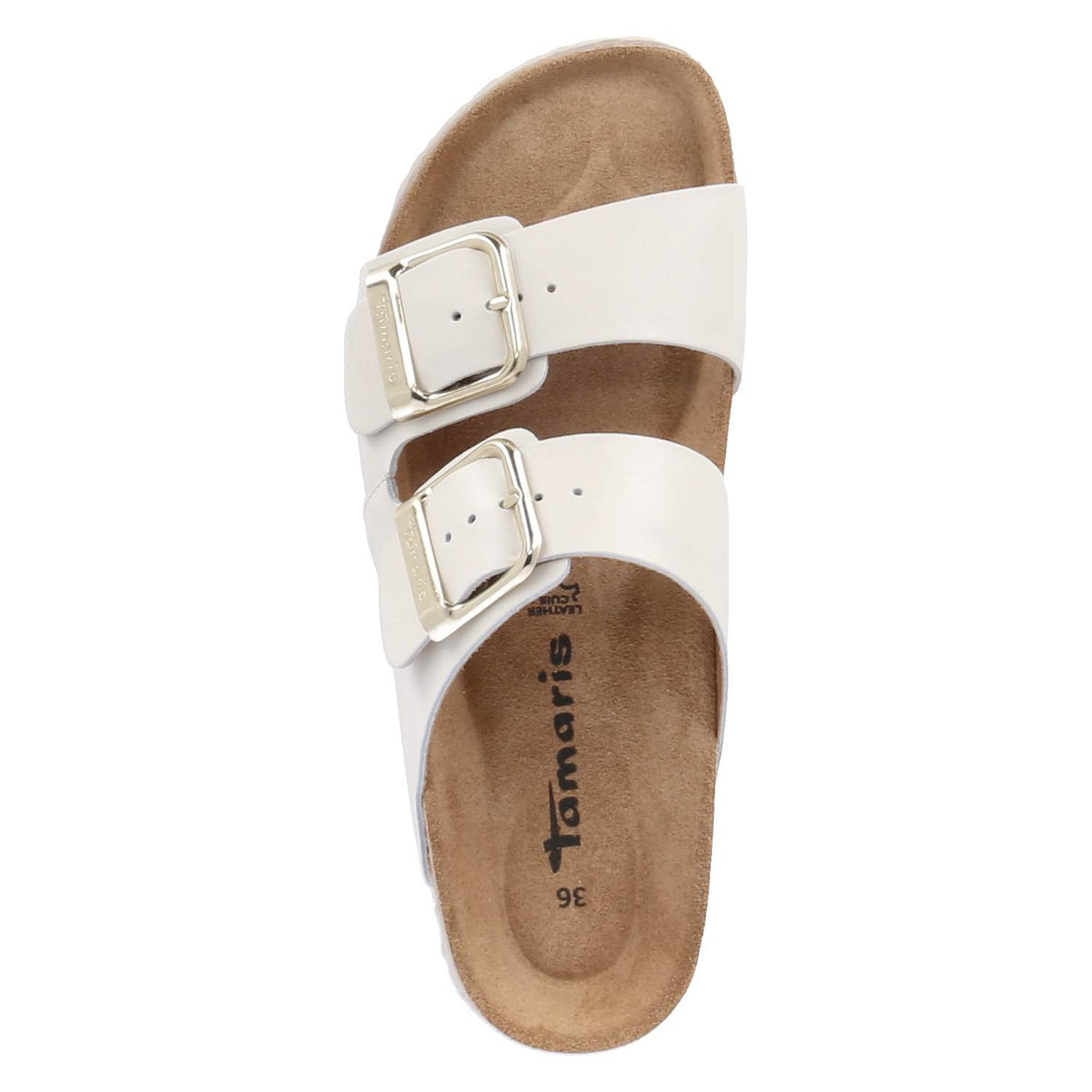 Pantoletten Beige