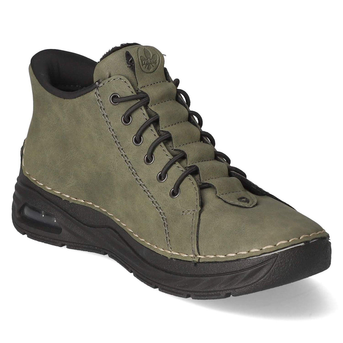 Schnürstiefeletten Grün
