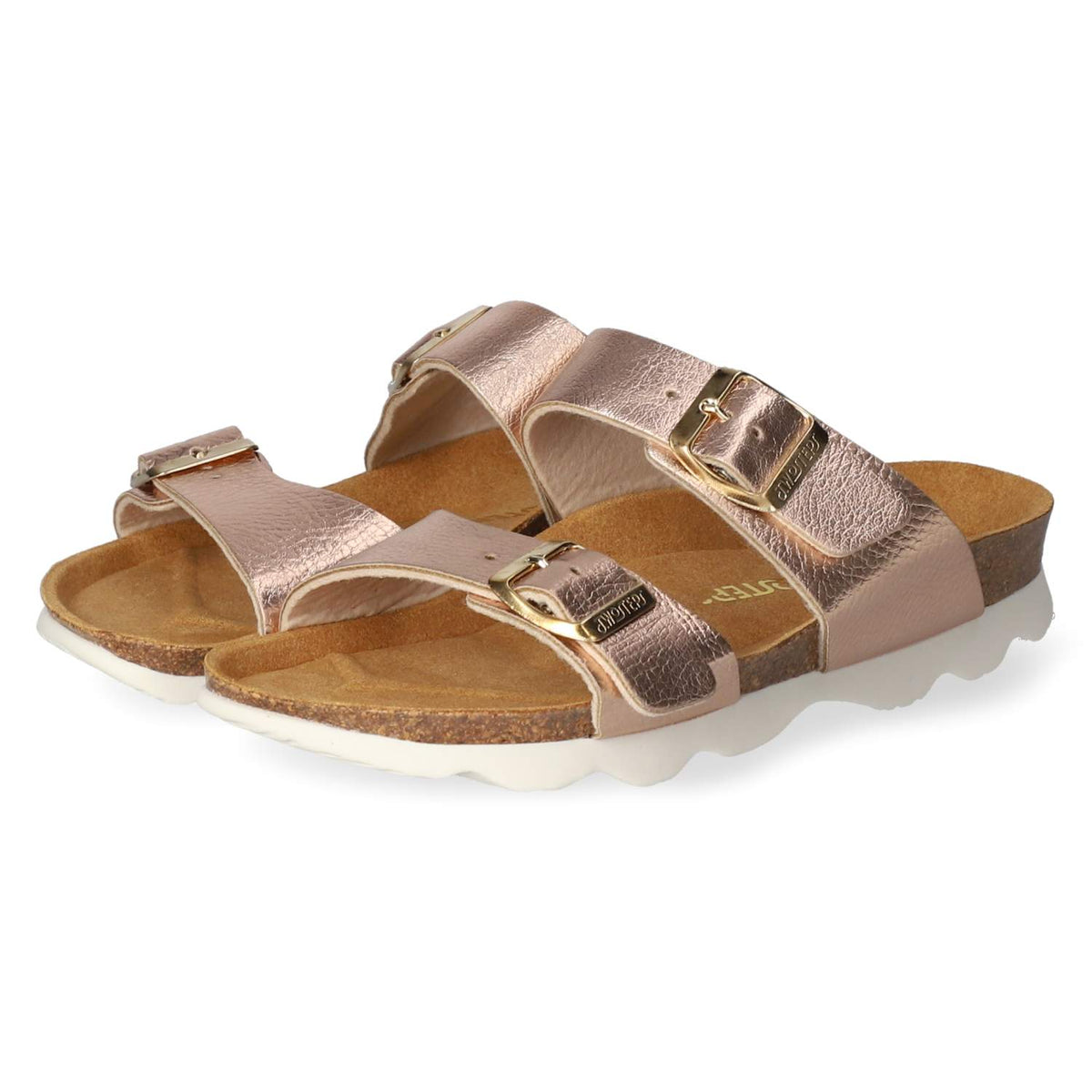 Pantoletten Gold