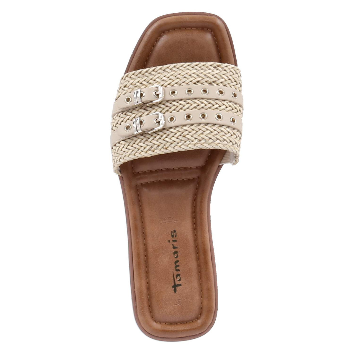 Pantoletten Beige