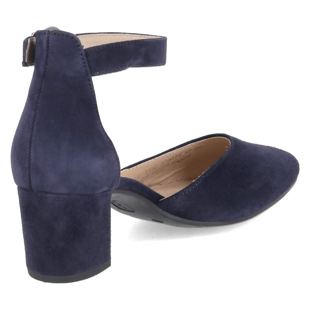 Riemchenpumps Blau