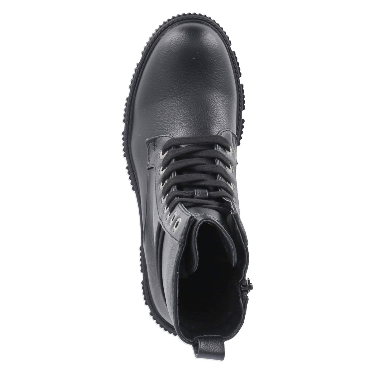 Schnürboots Schwarz
