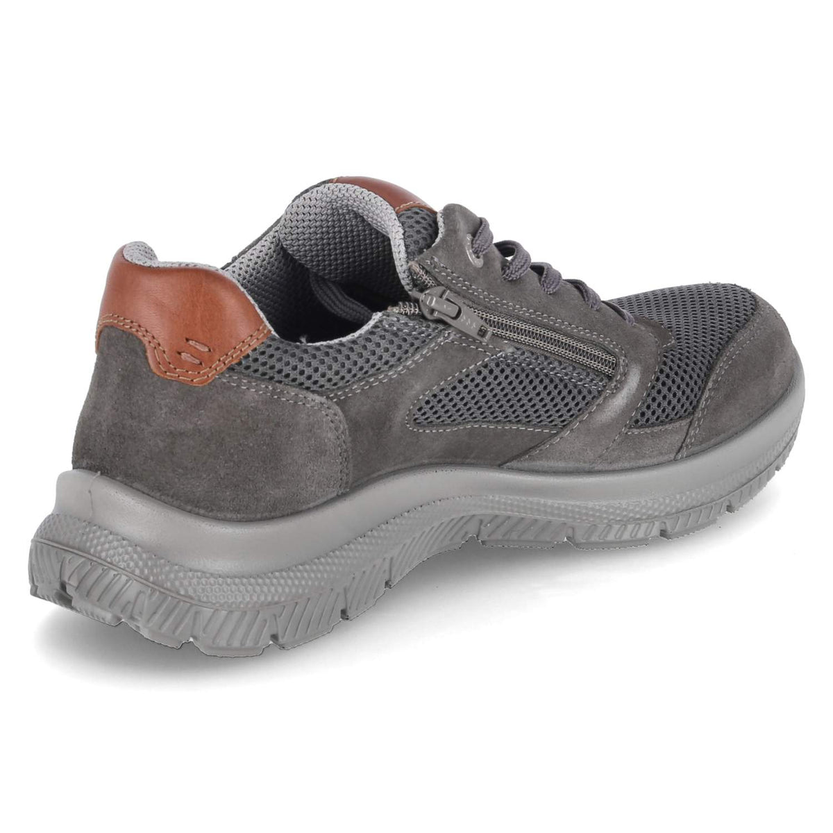 Halbschuhe Grau