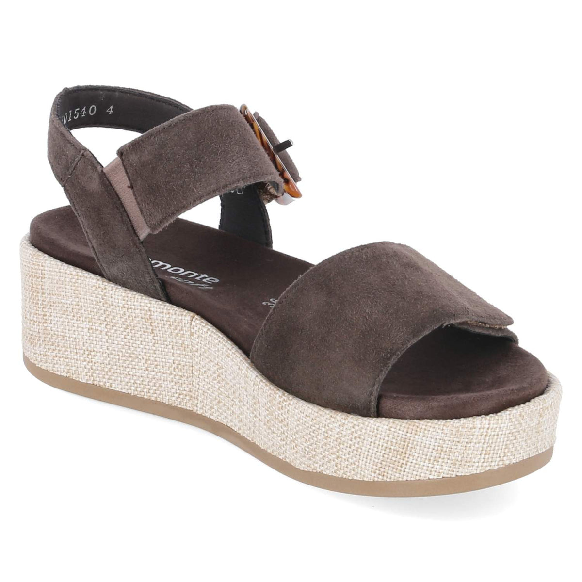 Plateau-Sandalen Braun