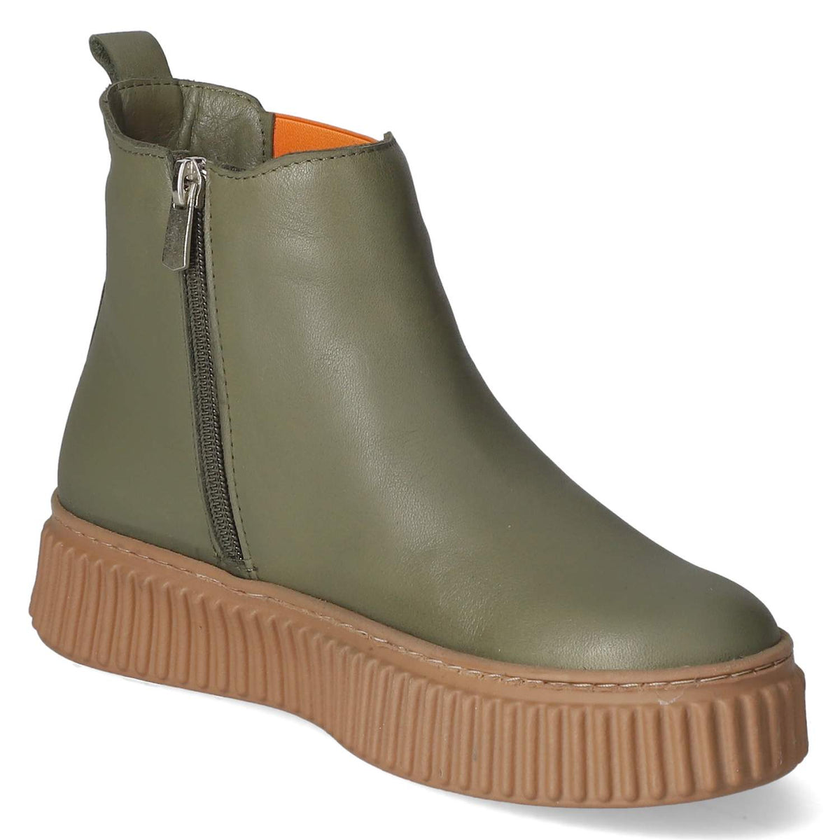 Chelsea Boots Grün