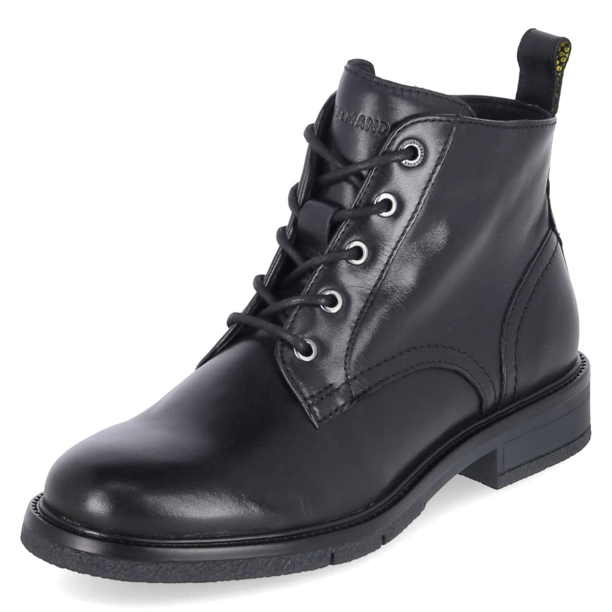 Schnüstiefeletten Schwarz