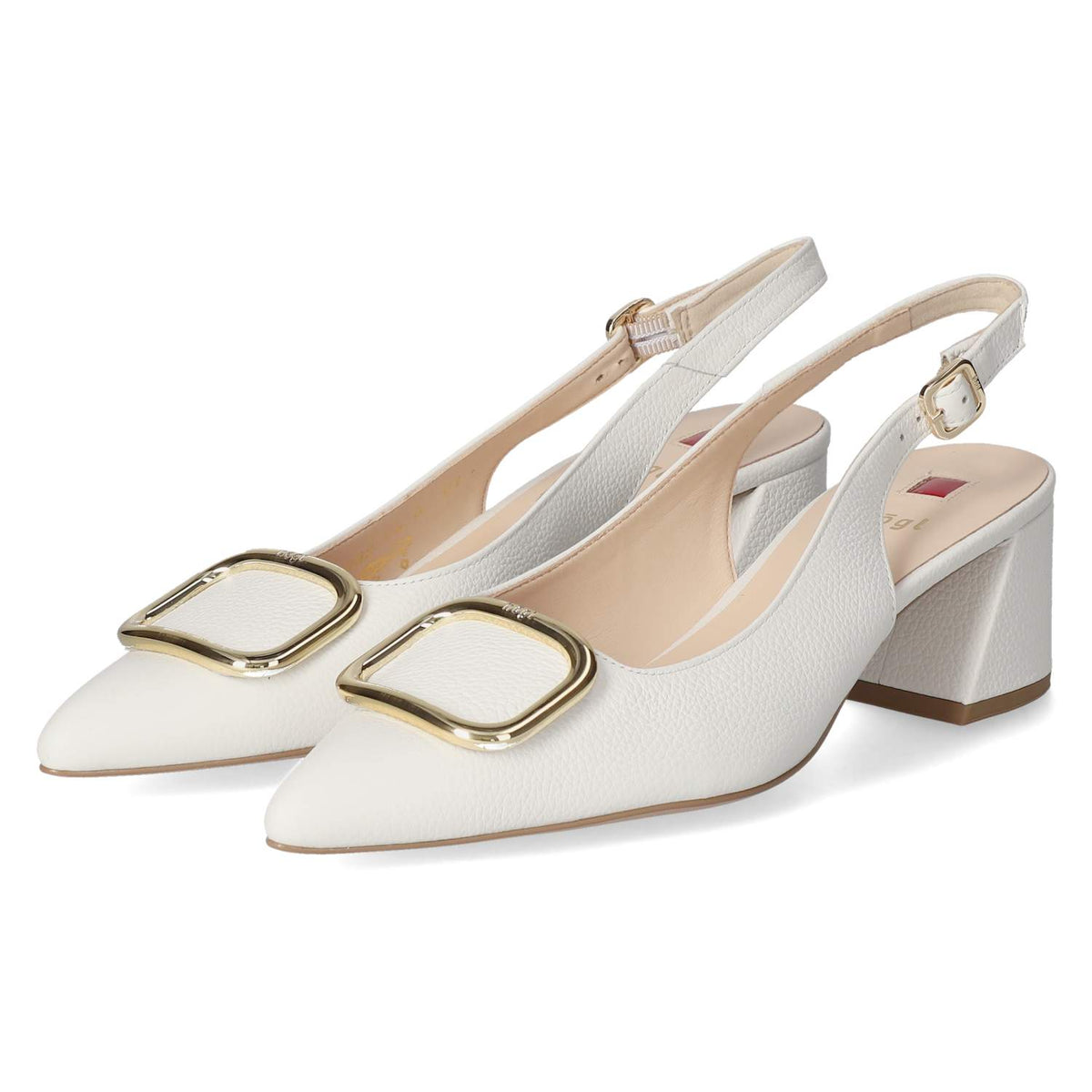 Slingpumps Weiß