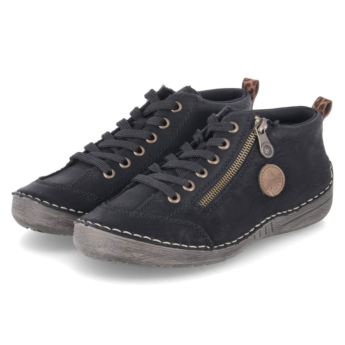 Halbschuhe Schwarz
