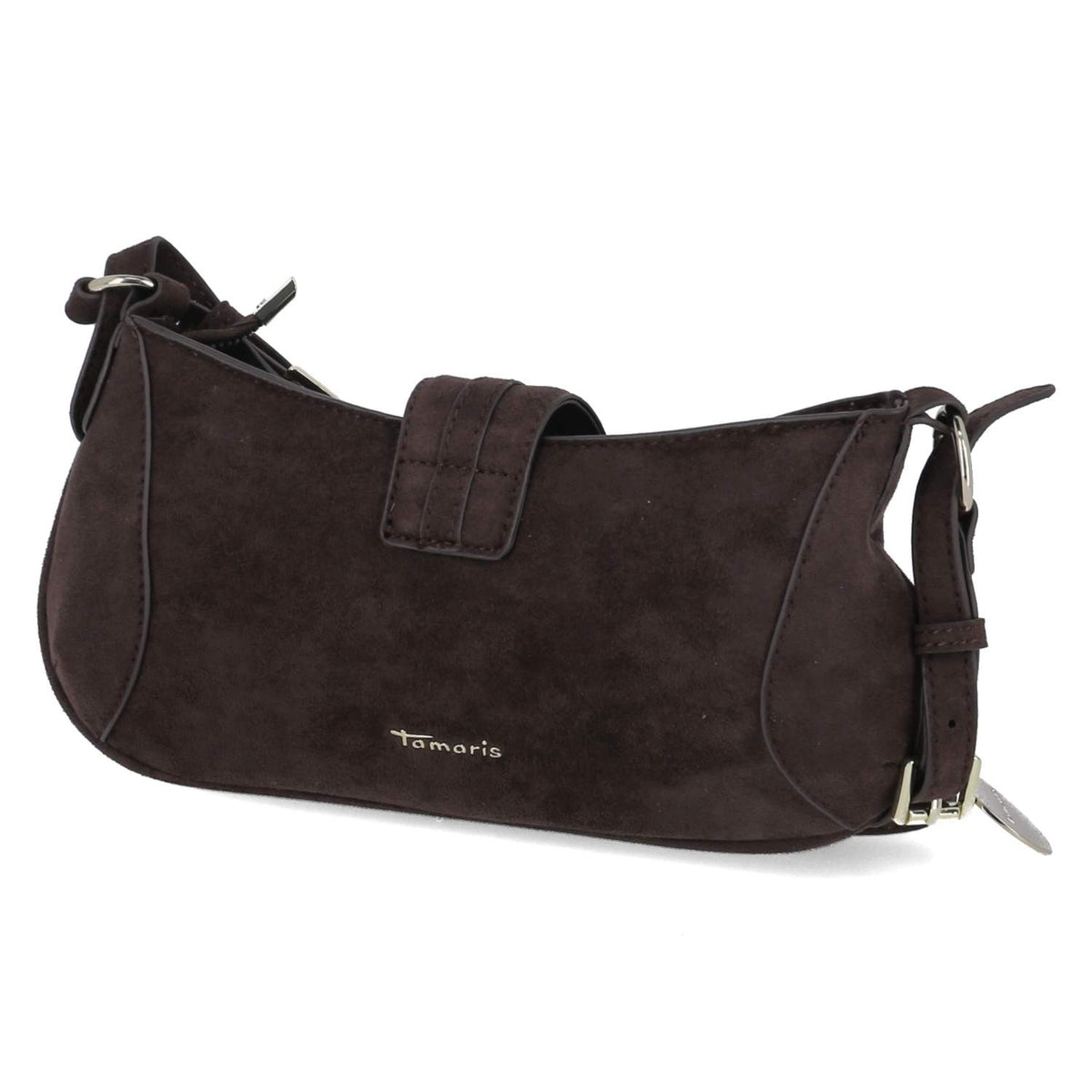 Baguette Bag MARINA SUEDE Braun