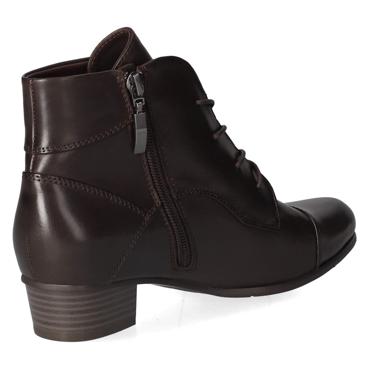 Schnürstiefeletten Braun