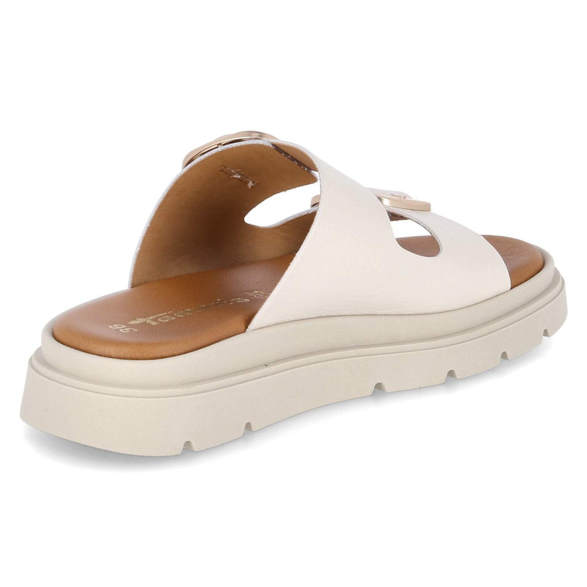 Pantoletten Beige