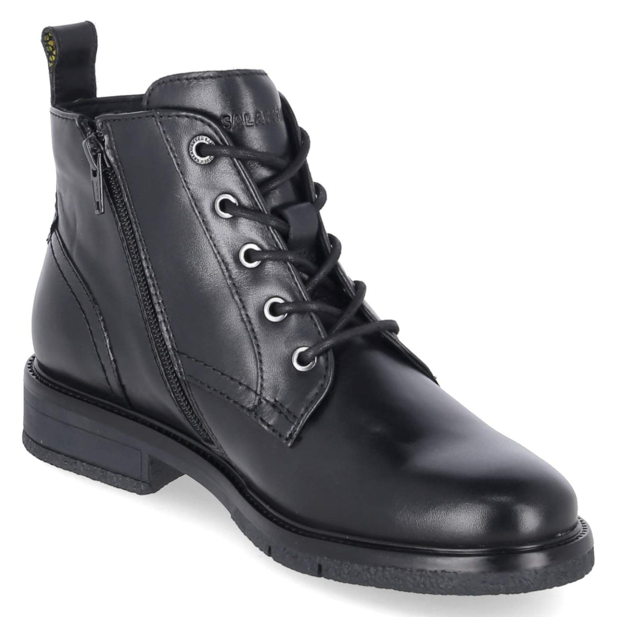 Schnüstiefeletten Schwarz