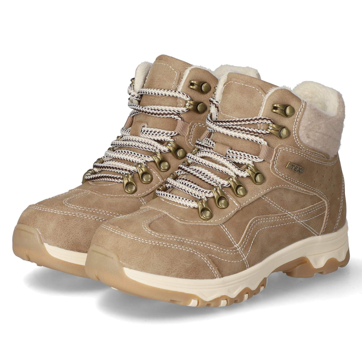 Schnürboots Taupe