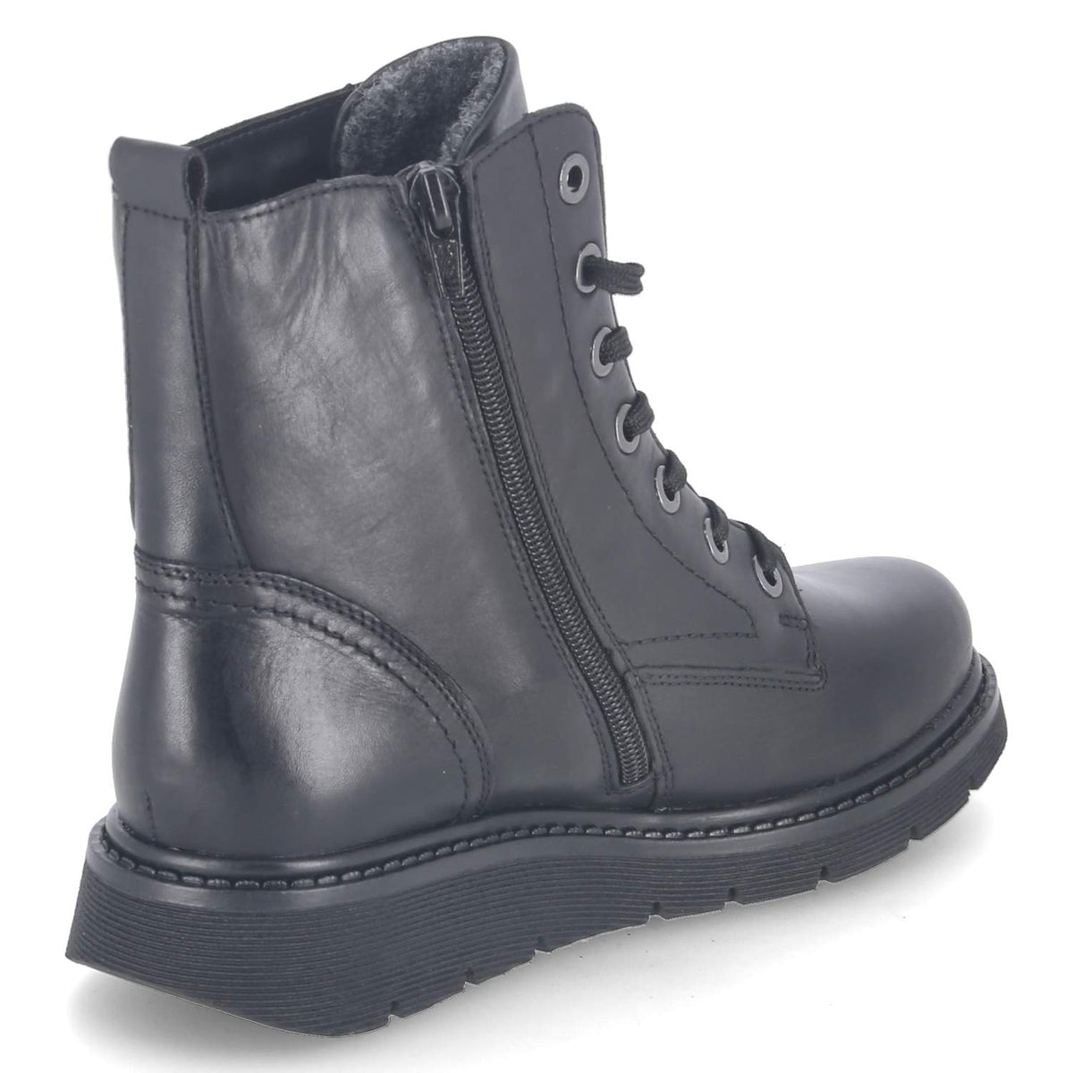 Schnürboots Schwarz