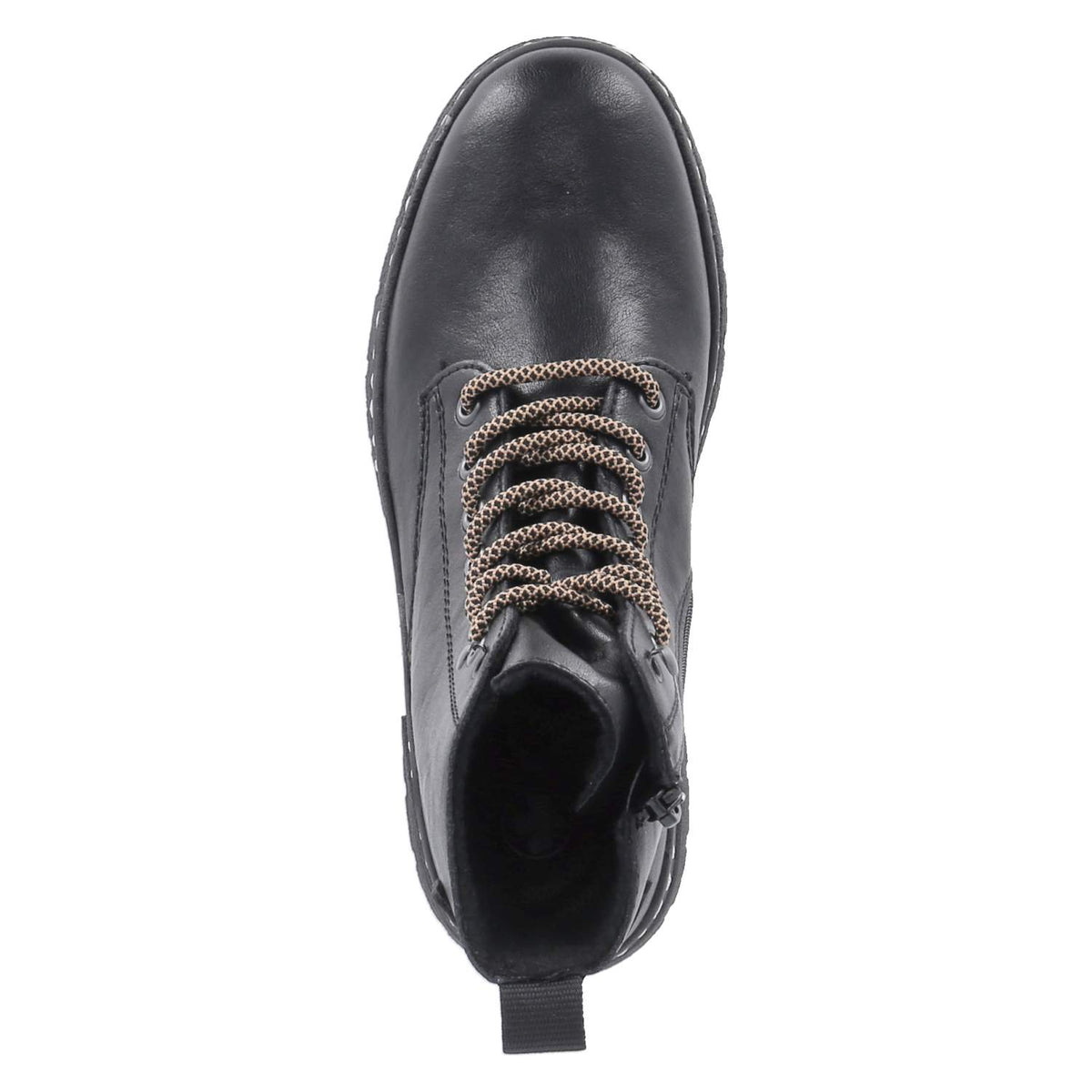 Schnürboots Schwarz