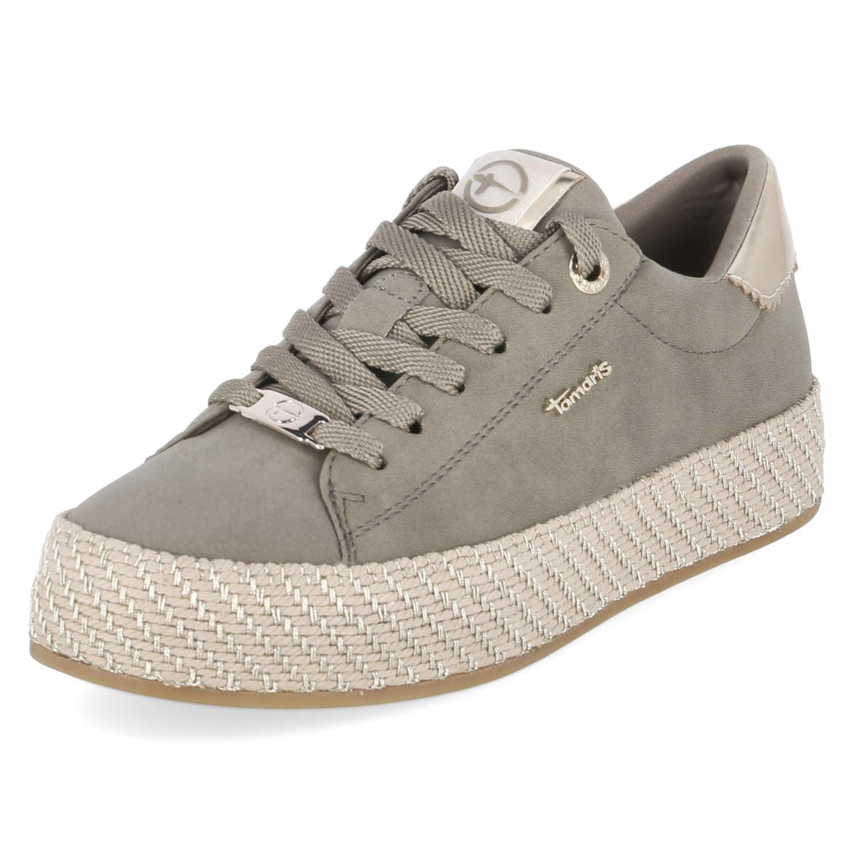 Espadrille-Sneaker Grün