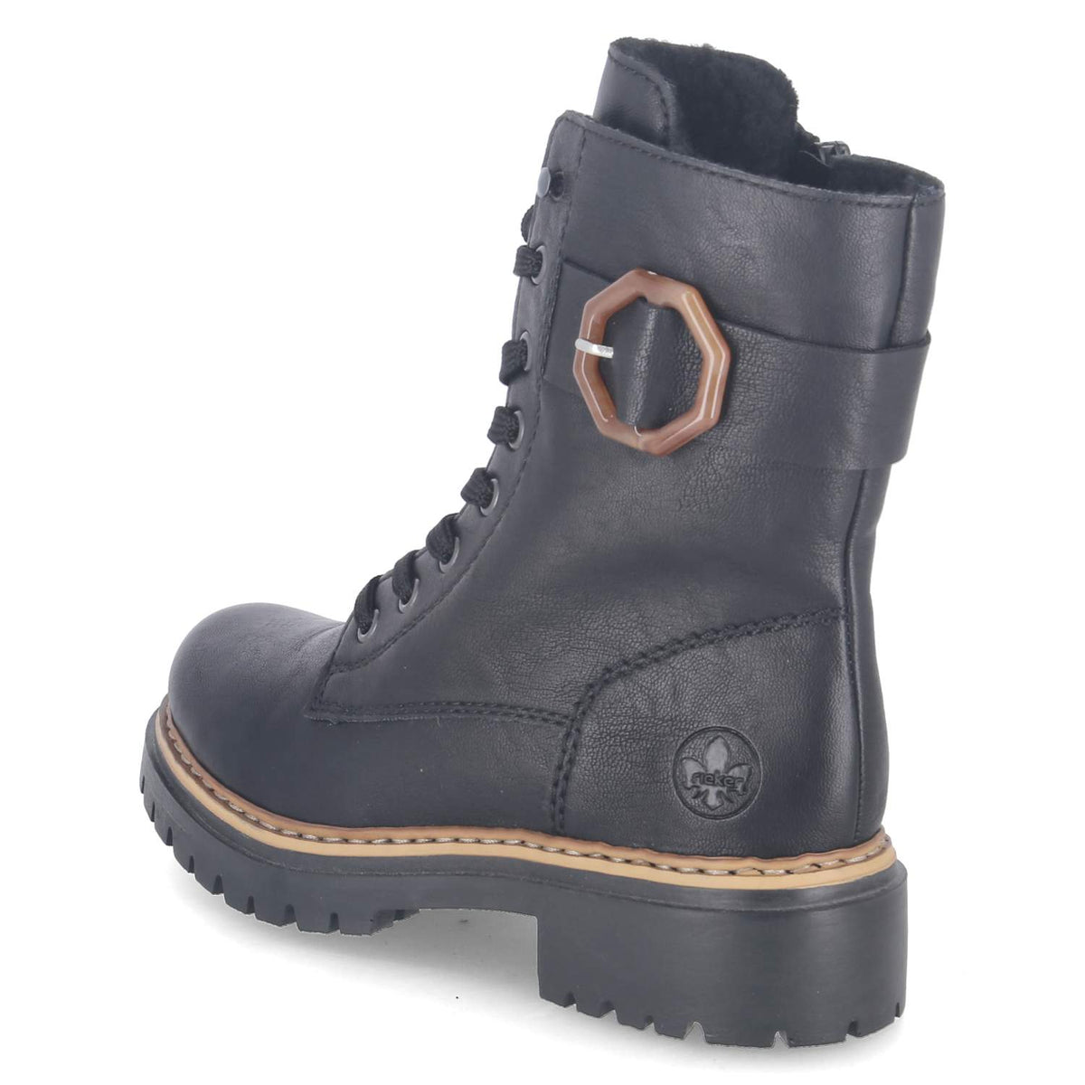 Schnürboots Schwarz