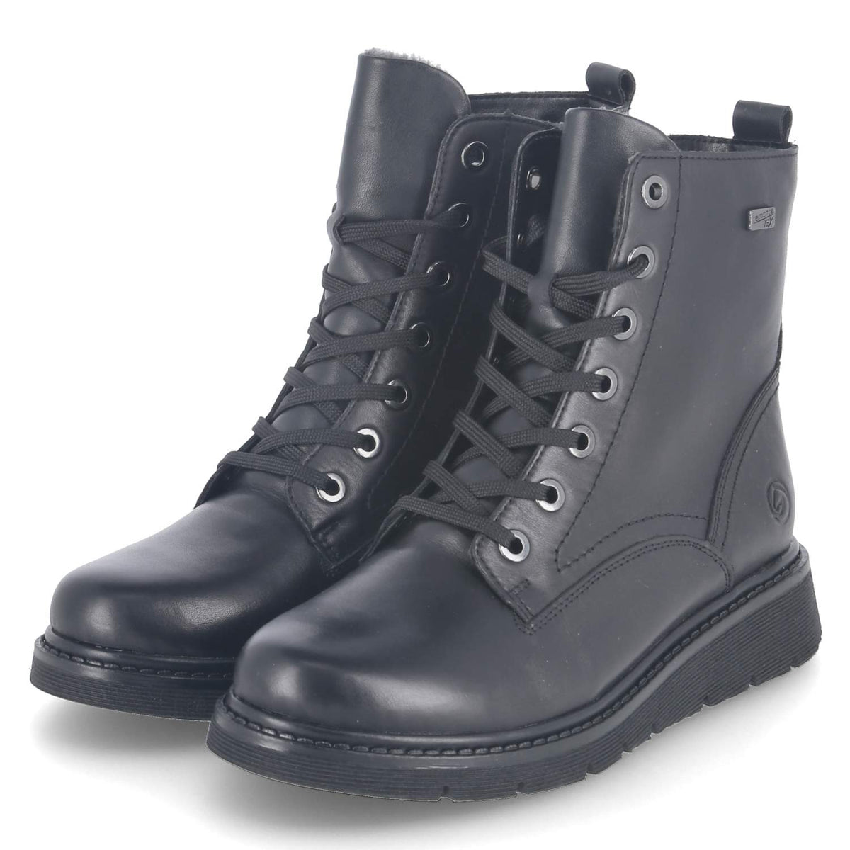Schnürboots Schwarz
