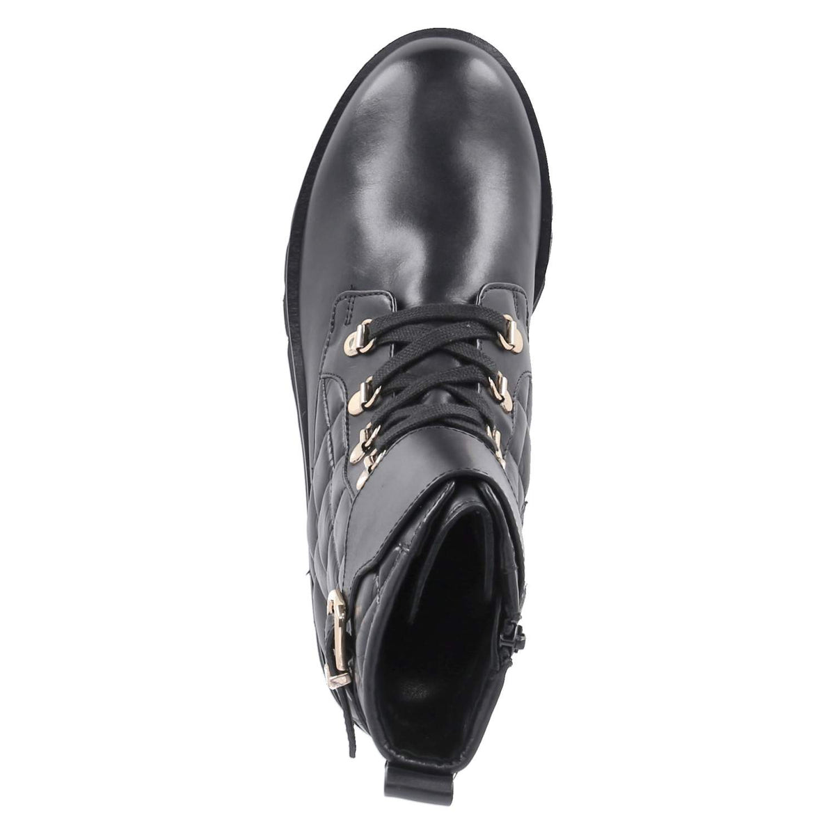 Schnürstiefeletten Schwarz