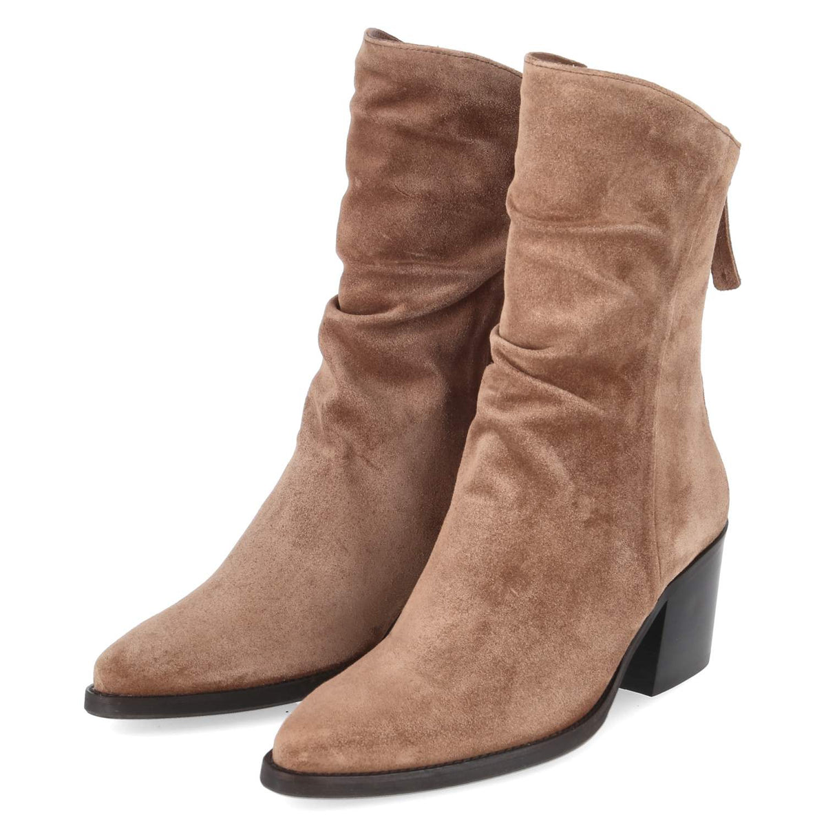 Slouchy Boots Braun
