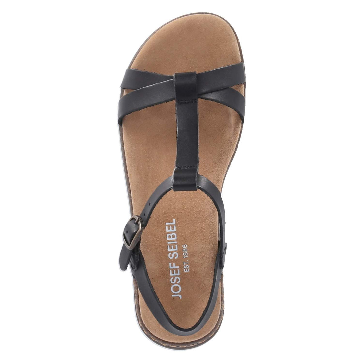 T-Steg-Sandalen FABRICIA 01 Schwarz