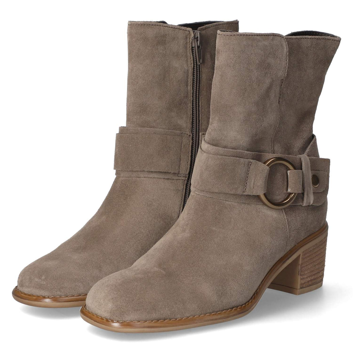 Stiefeletten Taupe