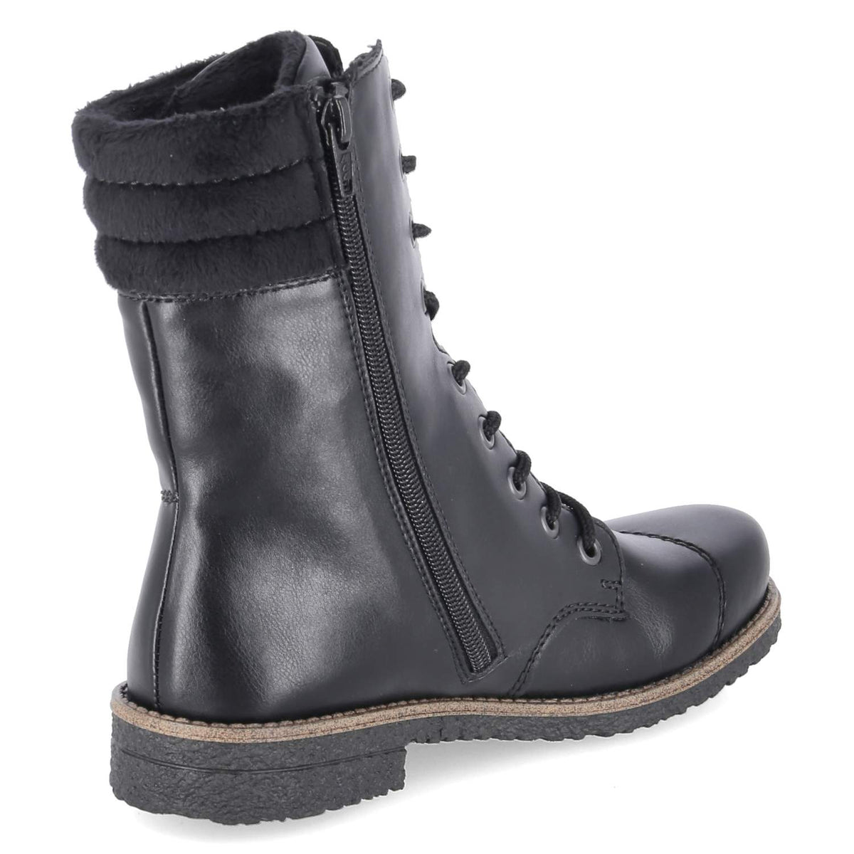 Schnürstiefeletten  Schwarz
