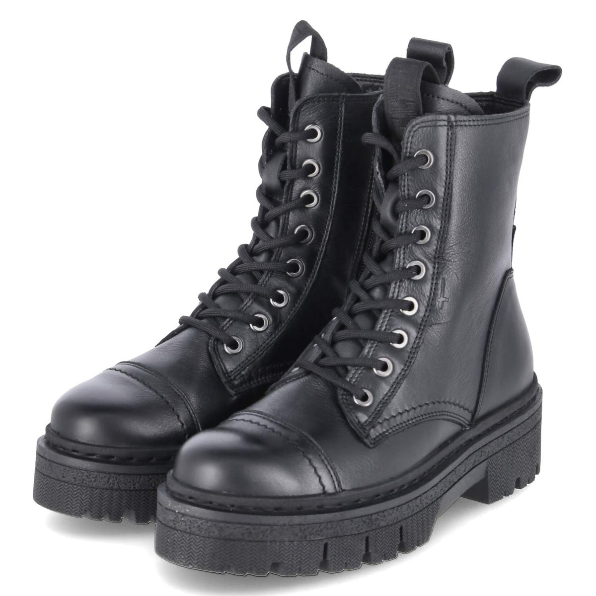 Schnürboots  Schwarz