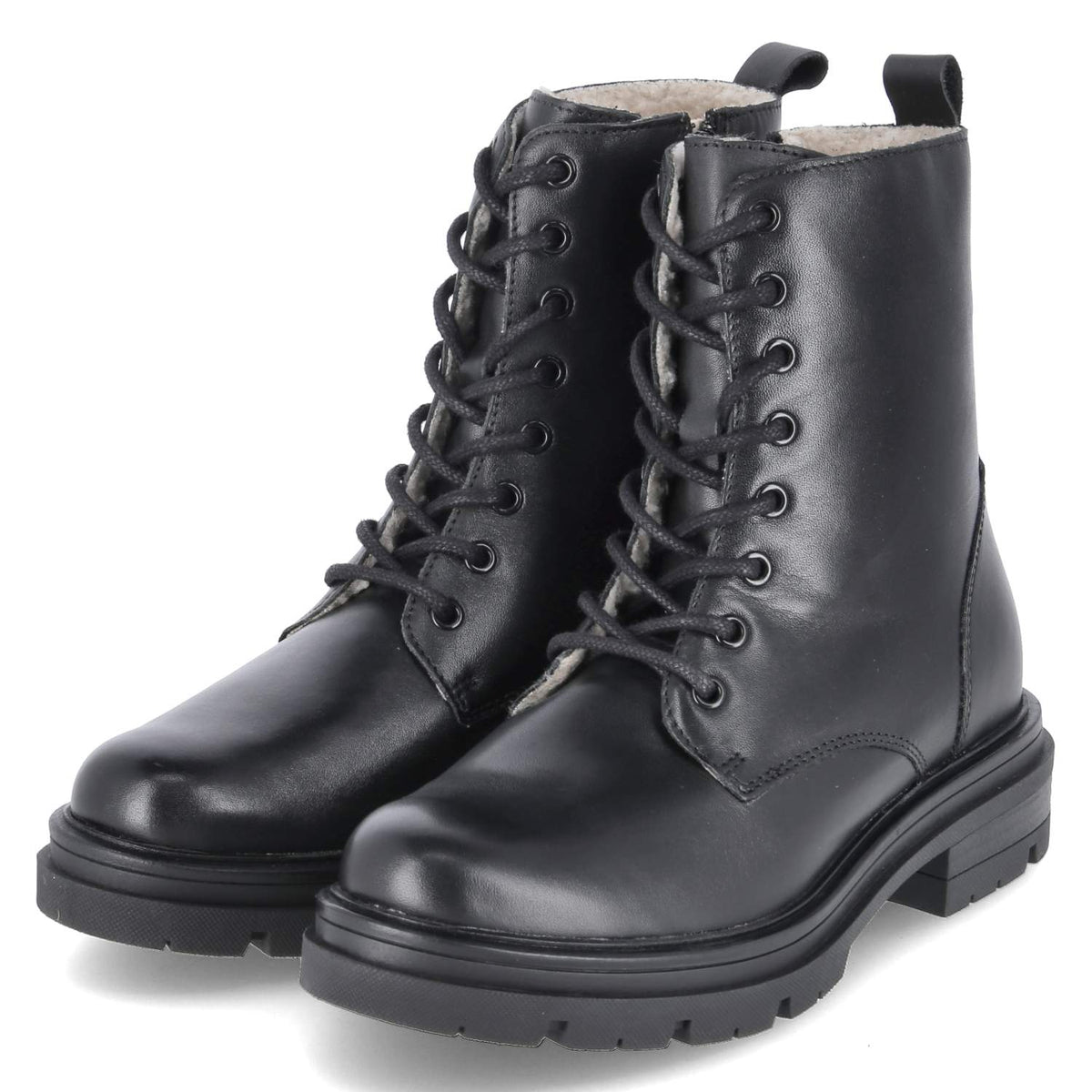 Schnürboots  Schwarz