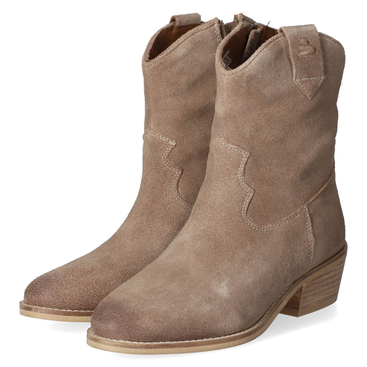 Westernstiefeletten  Taupe