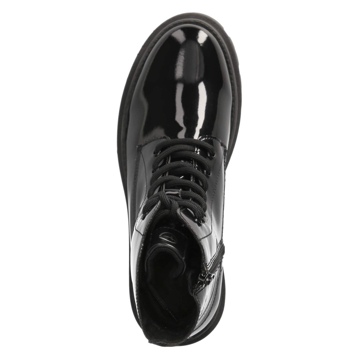 Schnürstiefeletten  Schwarz