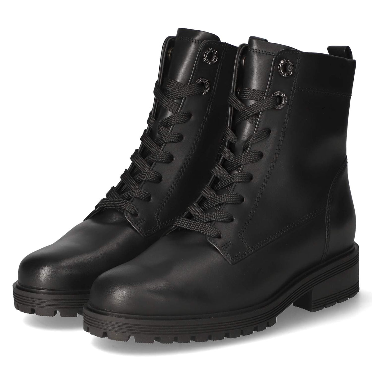 Schnürstiefeletten  Schwarz