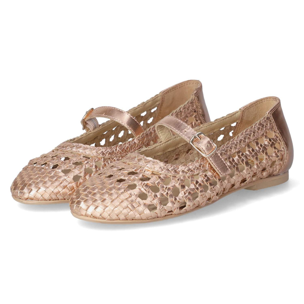 Spangenballerinas  Gold